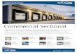 Commercial Sectional - EDL€¦ · Commercial Sectional Doors. Series MODEL Max. Opening Width Max. Opening Height Construction Surface Texture Section Thickness Exterior Steel Thickness