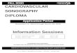 Cardiovascular Sonography Diploma Info Packet€¦ · CARDIOVASCULAR SONOGRAPHY DIPLOMA Application Period November , through March , î ì î ì Information Sessions APPOINTMENT