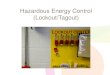 Hazardous Energy Control (Lockout/Tagout)doas.ga.gov/assets/Risk Management/CLCP RESOURCES BY TOPIC/… · Hazardous Energy Control (Lockout/Tagout) Objectives In this course, we