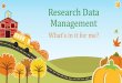 Research Data Management - utslib-drupal-library.storage ...€¦ · Just search for research management policy ï . This is the Research Project Lifecycle All of the RDM based material