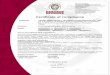 Certificate of compliance - aforenergy.com€¦ · Certificate of compliance Applicant: AFORE NEW ENERGY TECHNOLOGY(SHANGHAI) Co., Ltd. 1st & 2nd Floor, B Building, Business Building,