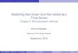 Modelling Non-linear and Non-stationary Time Series€¦ · Modelling Non-linear and Non-stationary Time Series Chapter 2: Non-parametric methods Henrik Madsen Advanced Time Series