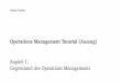 Operations Management Tutorial (Auszug)media.ebook.de/shop/coverscans/238/23839620_LPROB.pdf · Operations Management Tutorial (Auszug) Kapitel 1: Gegenstand des Operations Managements