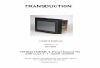 TRANSDUCTION€¦ · Touchscreen USB Controller Driver Installation All Windows drivers are included on the Transduction TR-5001 8-wire Touchscreen Drivers CD along with Troubleshooting