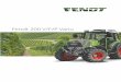 Fendt 200 V/F/P Vario€¦ · The Fendt 200 V/F/P Vario now offers fully-automatic maximum output control 2.0 in the specialty tractor sector. The overloading automatically determines