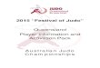 Queensland Player Information and Activation Pack · Queensland Player Information and Activation Pack Australian Judo Championships. Page 2 Dear Player Here is the information for