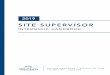 SITE SUPERVISOR€¦ · professionally, set learning objectives, and awards credit for the course. • The site supervisor provides meaningful work experience, including orientation,