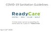 COVID-19 Sanitation Guidelines - Spa Industry Association€¦ · COVID-19 Sanitation Guidelines April 16th 2020 “In three words I can sum up everything I’ve learned about life