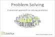 Problem solving - TalkPlus€¦ · Problem solving A structured approach to practical problems which are overwhelming Behaviour • Avoidance • Distraction • Do nothing Event