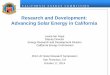 Research and Development: Advancing Solar Energy in Californiaucsolar.ucmerced.edu/sites/cast.ucmerced.edu/files/public/documen… · EPIC - Thermal Energy Storage for CSP. Systems