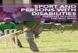 SPORT AND PERSONS WITH DISABILITIES - United Nations · 170 chapter 5 sport and persons with disabilities: fostering inclusion and well-being are more likely to experience disability