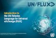 Introduction to the UN Fisheries Language for Universal ... · Language for Universal eXchange (FLUX) UN/CEFACT Fisheries Language for ... exchange; 2. Timely acquisition 3. Practical