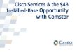 Cisco Services & the $4B Installed-Base Opportunity with ......It’s All About The Base ... Cisco Services & the $4B Installed-Base Opportunity with Comstor Author: Bill Maroney Created
