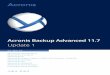 Update 1 - Acronisdl.acronis.com/u/pdf/AcronisBackupAdvanced_11.7_user... · 2019-01-29 · Acronis Backup Advanced 11.7 Update 1 사용자 안내서 다음 제품에 적용: Advanced