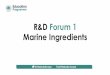R&D Forum 1 - Vitafoods Europe Is more better? Improved bioavailability of Omega-3 for improved health