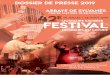 DOSSIER DE PRESSE 2019 - Accueil - Abbaye de Sylvanès · Le Flamenco, reconnu comme patrimoine immatériel de l’UNESCO, sera mis en lumière avec la Compagnie Flamenco Vivo, à