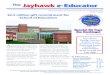 The Jayhawk e-Educator - KU School of Education...The Jayhawk e-Educator • University of Kansas School of Education • 3.27.12 • p. 1 The Jayhawk e-Educator This electronic version