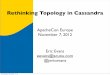 Rethinking Topology in Cassandra - ApacheConarchive.apachecon.com/...Cloud/...rethinking-topology-in-cassandra.pdf · Rethinking Topology in Cassandra Wednesday, November 7, 12. DHT