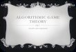 Algorithmic Game Theory - Information and Computer Scienceaaroth/courses/slides/agt13/Overview.pdf · ALGORITHMIC GAME THEORY Incentive and Computation . Basic Parameters When: Monday/Wednesday,