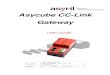 Asycube CC-Link Gateway - Asyril - Experts in Fl · 2019-10-22 · This User Guide presents the Asycube CC-Link Gateway used to communicate between a machine controller (PLC, …)