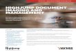 HIGHJUMP DOCUMENT IMAGING AND MANAGEMENT€¦ · HIGHJUMP DOCUMENT IMAGING AND MANAGEMENT Don’t lose or misfile another important document. Use our document imaging solution to