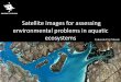 Satellite images for assessing environmental problems in ... · Satellite images for assessing environmental problems in aquatic ... • Remote sensing platforms • Physical principles