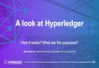 A look at Hyperledger - WIPO · View on demand video: Blockchain Projects and Working Groups by Hyperledger ... distributors, plan promotions, and crowdfund resources for future creative