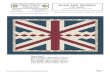 Paper Pieces Union Jack Variation - Amazon Web Services · 2015-02-11 · Union Jack Variation Free Pattern Approximately 75-3/8” x 57” Please read ALL instructions BEFORE beginning