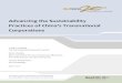 Practices of China’s Transnational - IISD...Advancing the Sustainability Practices of Chinas Transnational Corporations 1 1.0 Sustainability, Soft Power and Competitiveness For China