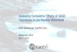 Assessing Cumulative Effects of SAGD Operations in the ... · Assessing Cumulative Effects of SAGD Operations in the Mackay Watershed Dirk Kassenaar, Earthfx Inc. Watertech 2016 April
