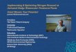 Implementing & Optimizing Nitrogen Removal at Activated …€¦ · Implementing & Optimizing Nitrogen Removal at Activated Sludge Wastewater Treatment Plants Grant Weaver, Your Presenter