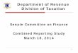 State of Rhode Island Department of Revenue Website/TAX/combinedreporting...7 Current Corporate Tax System Rhode Island General Law allows for special apportionment for specific industries:
