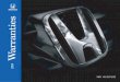 Document - Hondaowners.honda.com/Documentum/Warranty/Handbooks/awl25237.pdf · 2017-03-04 · Introduction 7 Honda may cover, on a case-by-case basis, some or all of the cost to repair