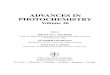 ADVANCES IN PHOTOCHEMISTRY - download.e-bookshelf.de · Volume 1 of Advances in Photochemistry appeared in 1963. The stated purpose of the series was to explore the frontiers of photochemistry
