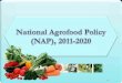 To ensure adequate food security that is safe to · To ensure adequate food security that is safe to eat ... Agro Food Industry ... biodiversity and cultural heritage, along with