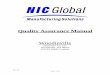 Quality Assurance Manual - NIC Global Manufacturing Solutions...4.4 Quality management system and its processes 4.4.1, 4.4.2 The quality management system and its processes are administered,
