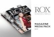 MAGAZINE MEDIA PACK - ROX · 2018-01-21 · MAGAZINE MEDIA PACK ss17. ROX Magazine is a fashion-forward, luxury lifestyle magazine for men and women featuring ... THOMAS SABO TUDOR