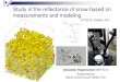 Study of the reflectance of snow based on measurements and modeling · 2015-07-17 · Study of the reflectance of snow based on measurements and modeling 8/7/2015, Frédéric Flin