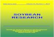 SOYBEAN RESEARCH · 2016-04-02 · 1 Soybean Research 13(1): 01-07 (2015) Stability of Yield under Submergence and High Population Conditions in Soybean [Glycine max (L.) Merrill]