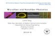 Microfiber and Nanofiber Photonics - Lehigh University inimif/teched/ECIWorkshop/18D_Tong.pdf Microfiber