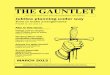 THE GAUNTLET · 2016-02-05 · 2.00 - 2.25pm Up Somborne 2.45 - 4.00pm Church Road Information: 02380 267393 Pastoral Care Group Contact: Fi Chilton 01794 388160 Prayer Group Please