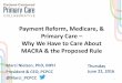 Payment( Reform,(Medicare,(&( Primary(Care(– …...Payment( Reform,(Medicare,(&(Primary(Care(– Why(We(Have(to(Care(About(MACRA(&(the(Proposed(Rule Marci(Nielsen,(PhD,(MPH President(&(CEO,(PCPCC