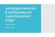 2018 Operating and Capital Improvement Budget · Budget Impact (increase) Slide 29-30 Budget Impact (all services) Slide 31 All City Services Slide 32 Service Comparison Slide 33