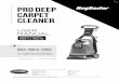 PRO Deep Carpet Cleaner - Rug Doctor LLC...carpet cleaners. All Pure Power cleaning solutions have been formulated to be free of dyes, chlorine, phosphates, carcinogens, heavy metals