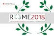 Opportunity to Exhibit at the Rome Congress - Expo Manual.pdf · THEDATES THEPLACE 30 September to 3 October 2018 Rome Cavalieri Hotel Waldorf Astoria Resort EVENT OVERVIEW The annual