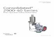 Consolidated* 2900-40 Series€¦ · compressible applications and perform per code requirements on liquid, steam or two-phase flow services. The set pressure will not require adjustment