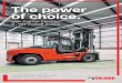 The power of choice. - Kalmar Global€¦ · The power of choice. The Kalmar Electric Forklift range is available with lifting capacities from 9 to 18 tonnes, three different lifting