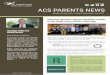 ACS PARENTS NEWSsmartfile.s3.amazonaws.com/.../2018/12/Parents-newsletter-Issue-1… · Parents Evening Thursday 17 January - Year 8 Parents Evening 2 Thursday 31 January - Year 10
