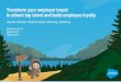 Jennifer Johnston, Global Employer Branding, Salesforce · Transform your employer brand to attract top talent and build employee loyalty Jennifer Johnston, ... to having a story