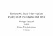 Networks: how Information theory met the space and time · Networks: how Information theory met the space and time Philippe Jacquet INRIA Ecole Polytechnique France. ... signal processing